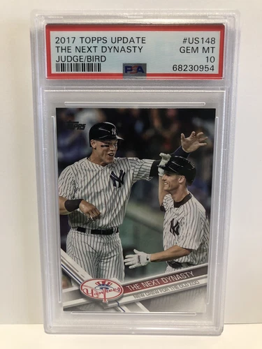 2017 Topps Update The Next Dynasty Aaron Judge/ Bird Rookie # US148 PSA 10 Gem
