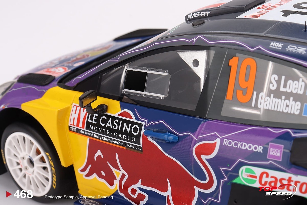 1/18　トップスピード　フォード　Puma Rally1　#19 レッドブル 1/18 トップスピード フォード Puma Rally1 #19 レッドブル 1/18