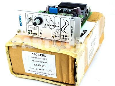 NEW Vickers EEA-PAM-581-F-32 Power Amplifier, KHDG5V , EEAPAM581F32