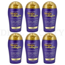 OGX Thick & Full + Biotin & Collagen Conditioner 3 Ounce - Lot of 6