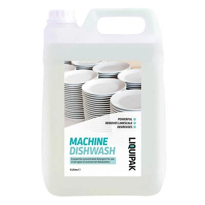Liquipak 5L 20L Commercial Dishwasher Liquid Machine Dishwash Cleaning Detergent