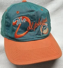 Vintage 1980 Miami Dolphins SnapBack Hat NFL Sports Florida Football Youngan Cap