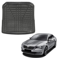 Kofferraumwanne Laderaumwanne Für Skoda Superb 3 2015-2025 Schrägheck Antirutsch