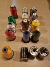 Brother Pacesetter Embroidery Thread  other brands mixed lot - Variety Set T