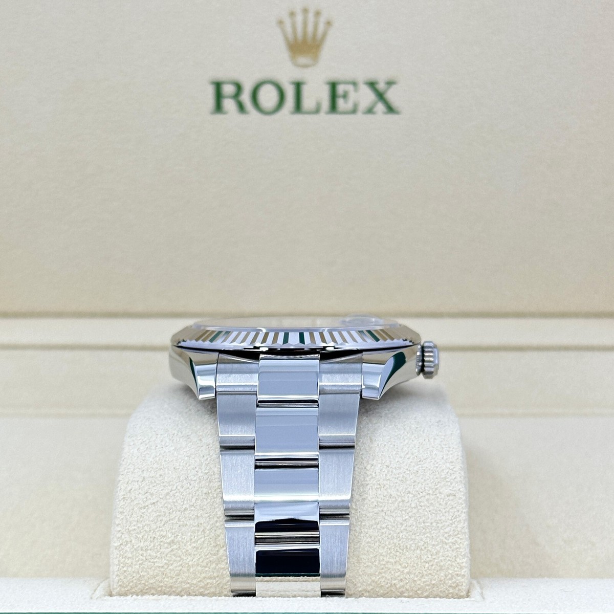 2026 Rolex Datejust 41 Slate Diamond Oyster, Unworn Full Set