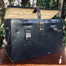 WW2 1941 ESERCITO AMERICANO CASSA MILITARE PORTA BOMBE MORTAI MUNIZIONI METALLO