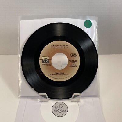 David Soul   Don't Give Up On Us/Black Bean Soup Private Stock   PSR 45,129