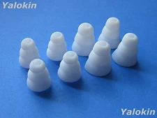 8pcs: 4S / 4L White Triple Flange Eartips Earbuds for Raycon Everyday & Fitness
