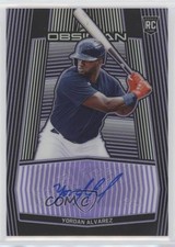 2020 Chronicles Obsidian Electric Etch Purple 15/49 Yordan Alvarez Auto 00d2