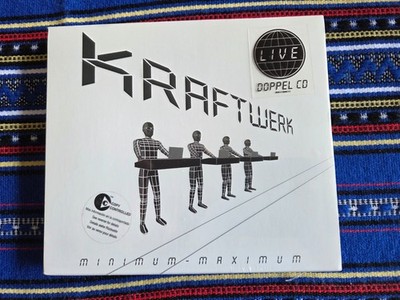Kraftwerk Minimum Maximum Kling Klang CD Deutsche Version 2 CD Set Neu & OVP