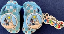 Disney Babies Infant Shoes Sandals New NWT Vintage 1980  s Sz 1-2 Mickey Mouse
