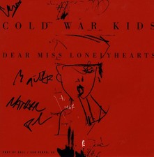Cold War Kids Signed X4 Lonely Hearts Album Flat