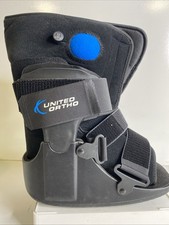 United Ortho Short Air Cam Walker Fracture Boot Small Black