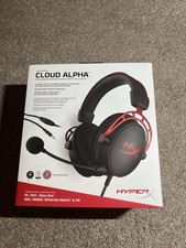 HyperX Cloud Alpha Black-Red Headband Gaming ...