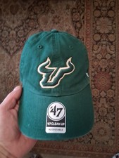 New Men's USF Bulls Hat NCAA '47 Clean Up Cap Adjustable NWT South Florida 