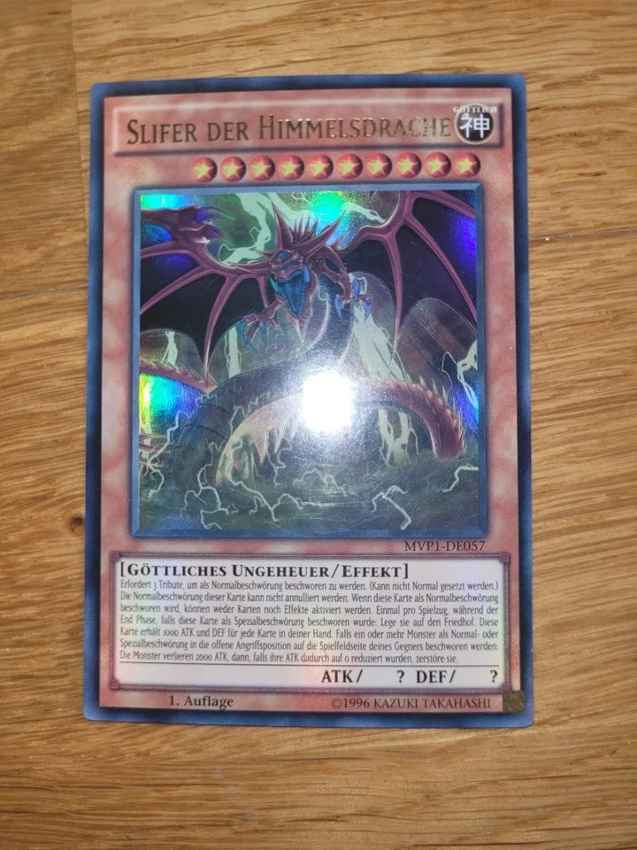 Yu-Gi-Oh! MVP1-DE057 Slifer der Himmelsdrache Ultra Rare Deutsch 1. Auflage - Bild 1 von 1