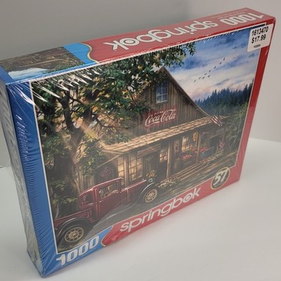Springbok 1000 Pieces Puzzle Country General Store 24X30 New 2020 Coca Cola
