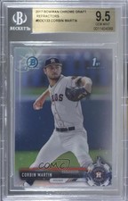 2017 Bowman Draft Chrome Refractor Corbin Martin #BDC-133 BGS 9.5 GEM MINT re6