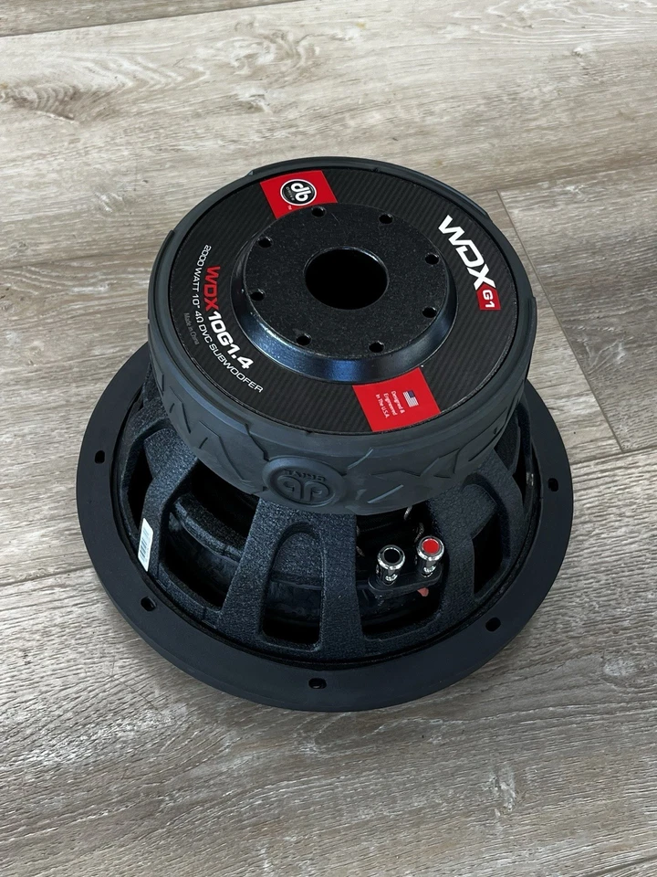 WDX10G1.4 : 10" Dual 4-Ohm Subwoofer, 2000 Watts, FREE SHIPPING! DB Drive. - Image 4 of 4