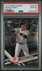 2017 TOPPS CHROME UPDATE #HMT50 AARON JUDGE PSA 10 🔥NY YANKEES