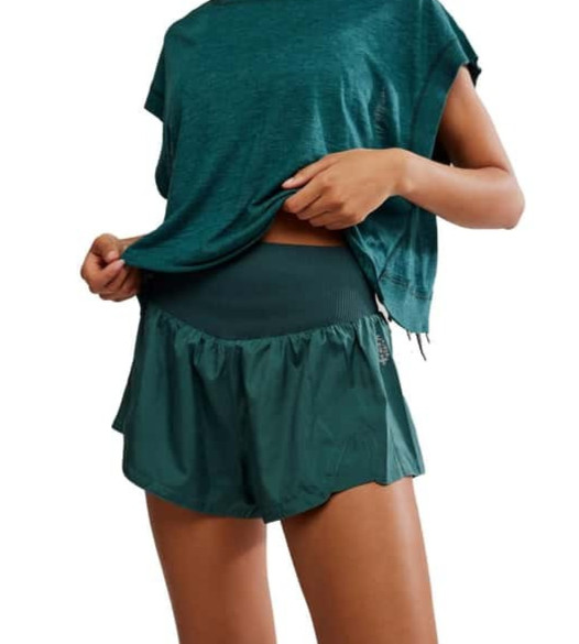 Free People x FP Movement Carpe Diem Short Evergreen NWT Size Large