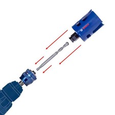 Bosch Professional 1X Seghe A Tazza Expert Sheet Metal Per Lamiere Di Acciaio, Lamiere Di Acciaio Inossidabile, Ø 40 Mm, Accessorio Trapano A Percussione - 21