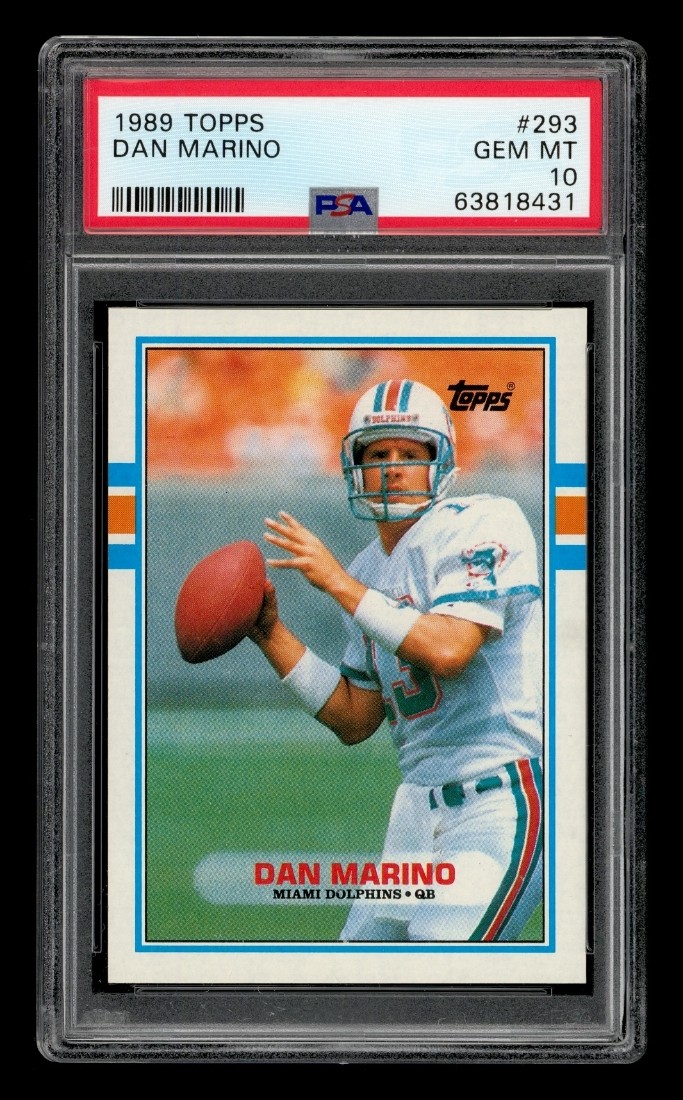 1989 Topps Set-Break #293 Dan Marino PSA 10 GEM MINT