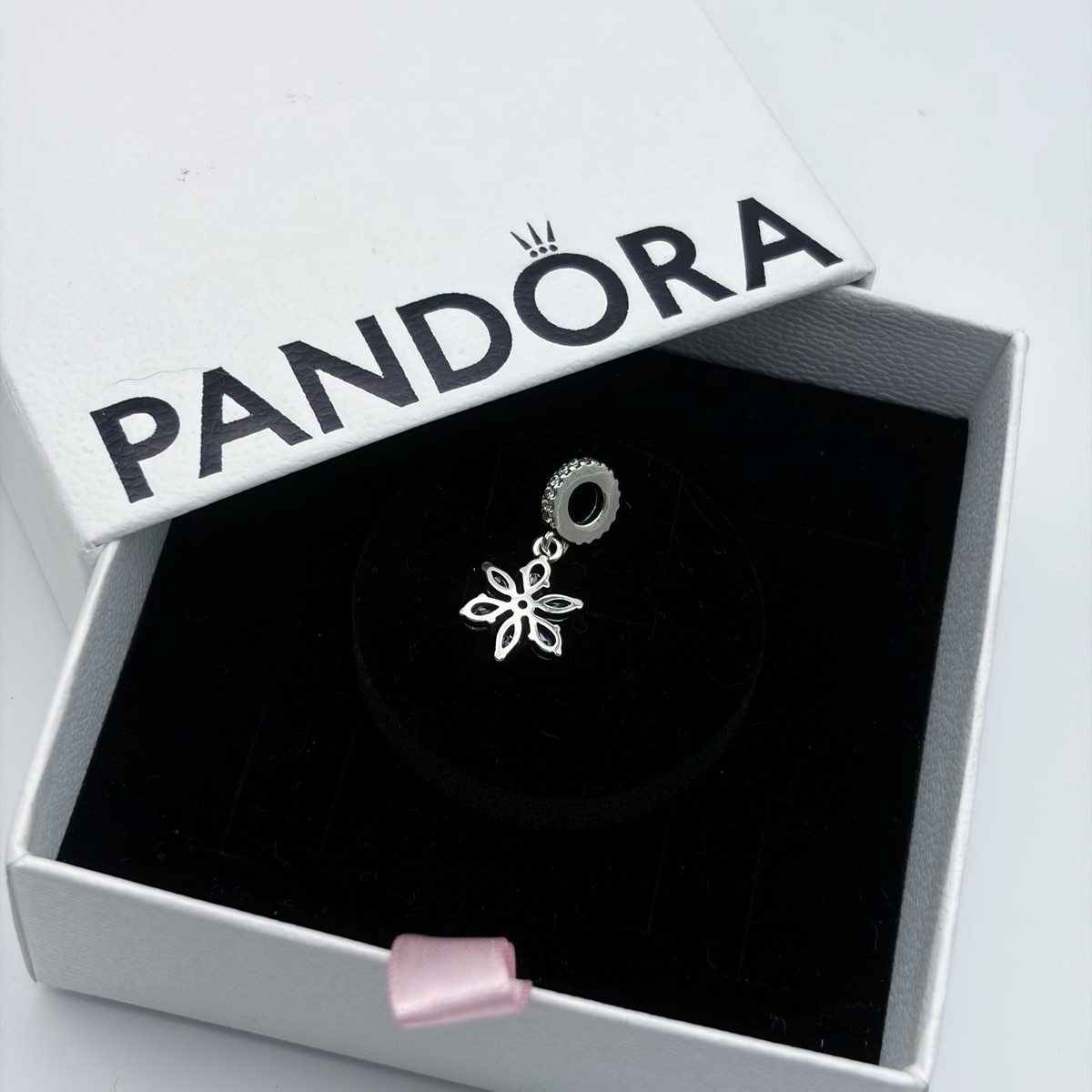 NEW 100% PANDORA Sparkling Herbarium Cluster Dangle Charm 792382C01 NEW WITH BOX View 4