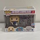 Funko Pop Television Jan Brady & George Glass 2 Pack Brady Bunch Fall Convention