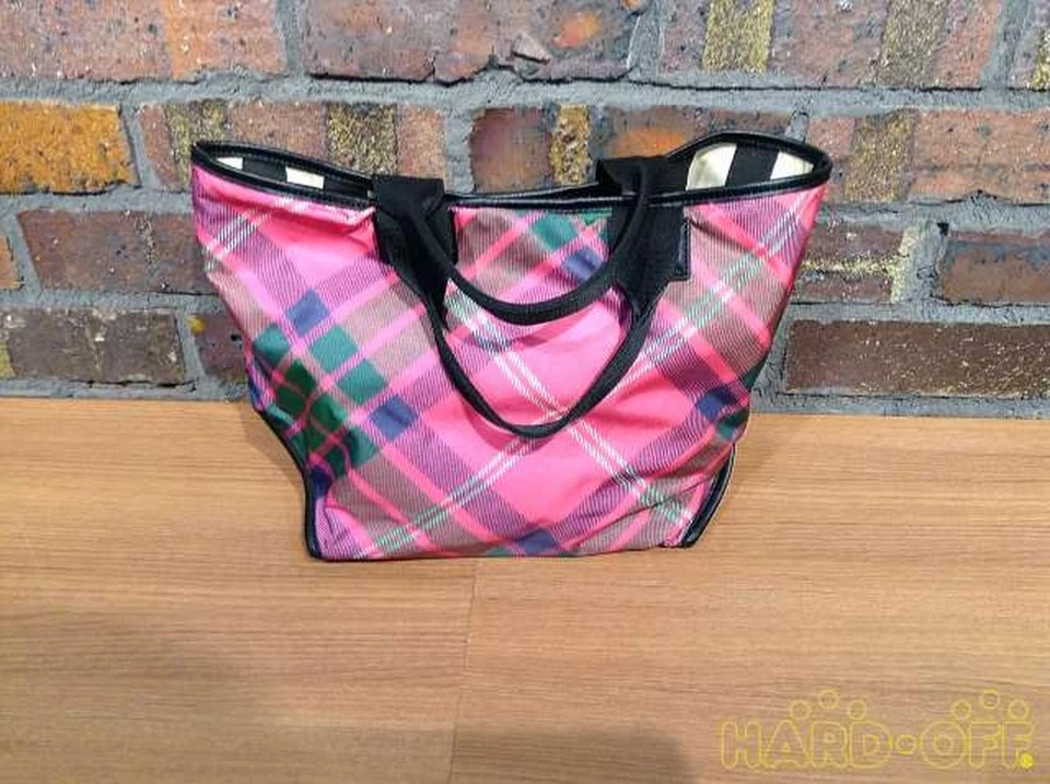 Vivienne Westwood Pink Plaid Handbag - Image 4 of 4