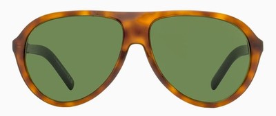 Moncler Roque Pilot Sunglasses ML0289 52N Havana/Green 62mm | eBay