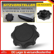 Für Mercedes W169 A1699180026 Sitzverstellknopf Vorne Links / Rechts in Schwarz Für Mercedes W169 A1699180026 Sitzverstellknopf Vorne Links / Rechts in Schwarz