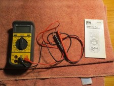 IDEAL Test-Pro Contractor Grade Digital Multimeter Model 61-360 With Leads