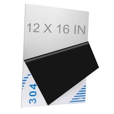 304 Stainless Steel Sheets Metal2" x6" x/64" 0.50MM Inch 304 12"x16"x1/64" 1