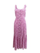 Banjanan Women's Helena Cotton Midi Dress (XL, Sachet) 840047843846
