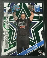 2023 WWE Donruss Elite Star Status #8 Roman Reigns Green Parallel