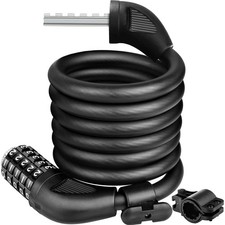 Bike Lock Cable Bicycle Lock Cycle Locks High Security Combination 1500mm x 12mm