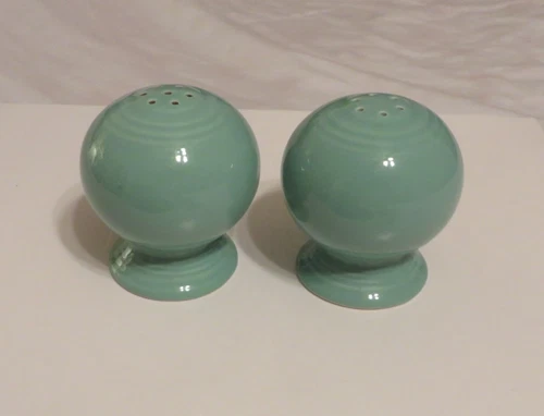 Contemporary Post 86 Fiesta *SEAMIST GREEN* Salt & Pepper Shakers