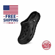 Unisex Clogs Slip On Shoes Arch Support Sandals Beach Pool Garden Men Women