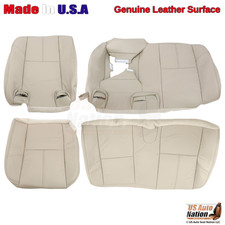 2007-2013 Fits Chevy Avalanche Genuine Leather Rear Bench Seat Covers Cashmere 2007-2013 Fits Chevy Avalanche Genuine Leather Rear Bench Seat Covers Cashmere