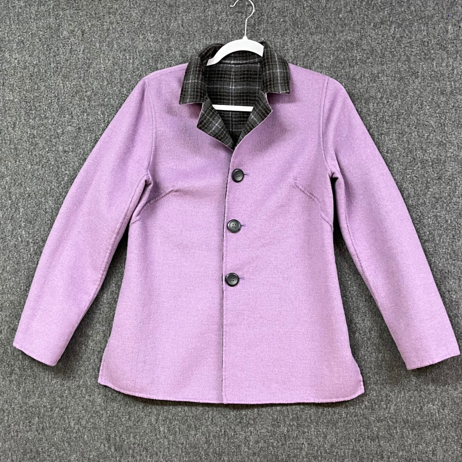 Pendleton Jacket Womens S Reversible Plaid Lavend… - image 4