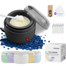 Nose Wax Kit Men Women Ear Body Hair Waxing Kit with Wax Bean Hair Removal Stick