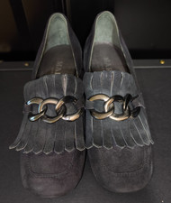 MARIPE Damen Pumps Gr. 35, Wildleder innen und außen, Dunkelblau, wie neu!