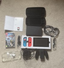 Selling my fully working Nintendo Switch with 2 games, cases, dock, Joy-Cons