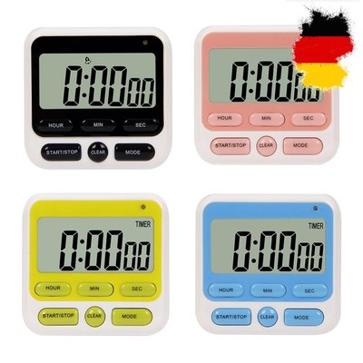 Magnetic Digital Display Timer Sleep Stopwatch Kitchen Count Up Countdown Timer