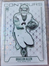 2024 Panini Braelon Allen RC Contours Insert New York Jets