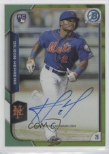 2015 Bowman Chrome Rookie Green Refractor 87/99 Dilson Herrera #BCAR-DH Auto un2