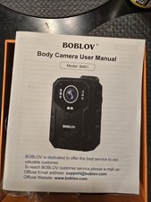 BOBLOV 4K Body Camera with Audio Video Police Body Worn Cam for Law Enforcement