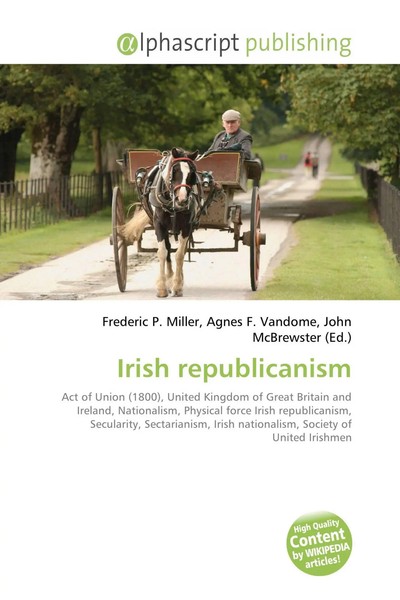 Irish Republicanism Frederic P. Miller (U. A.) Taschenbuch Englisch 2026-image