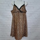 Morgan Taylor Intimates Women's Animal Print Nightgown Dress Size Large